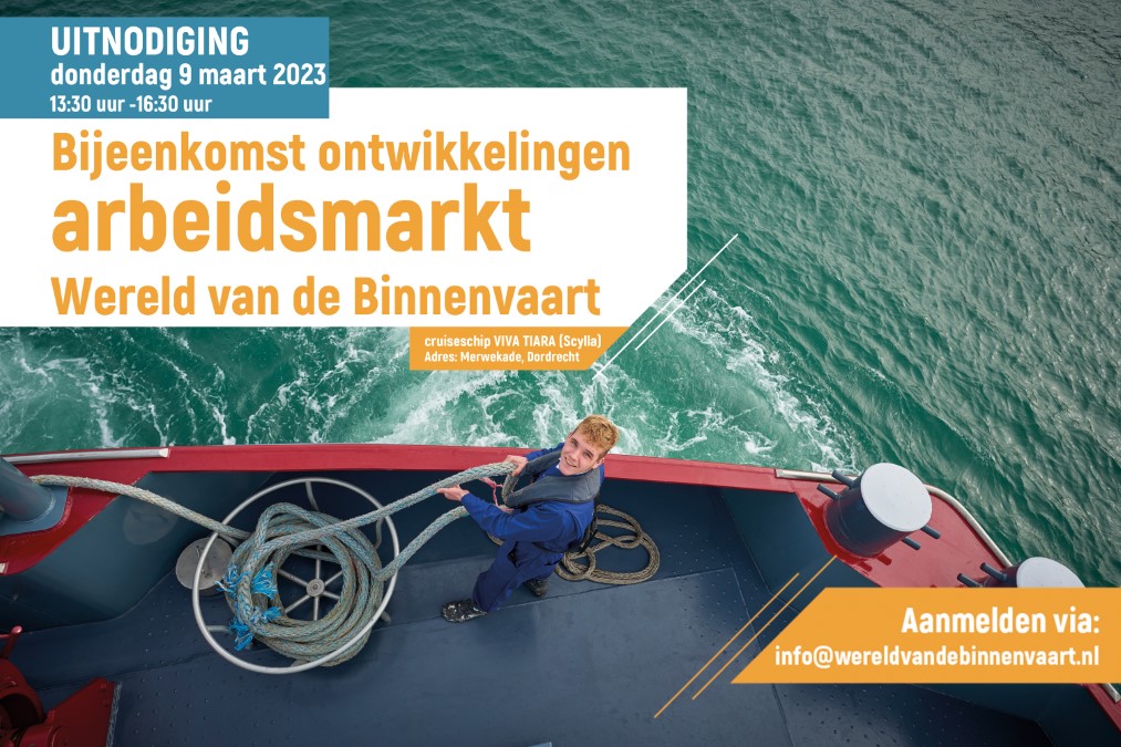 Uitnodiging bijeenkomst Wereld van de Binnenvaart